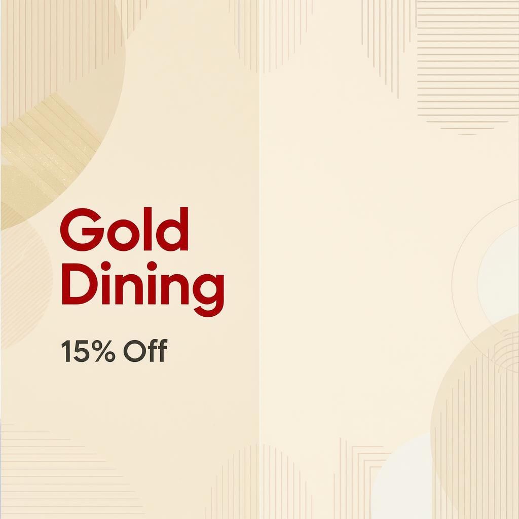 Gold Dining 15% Off